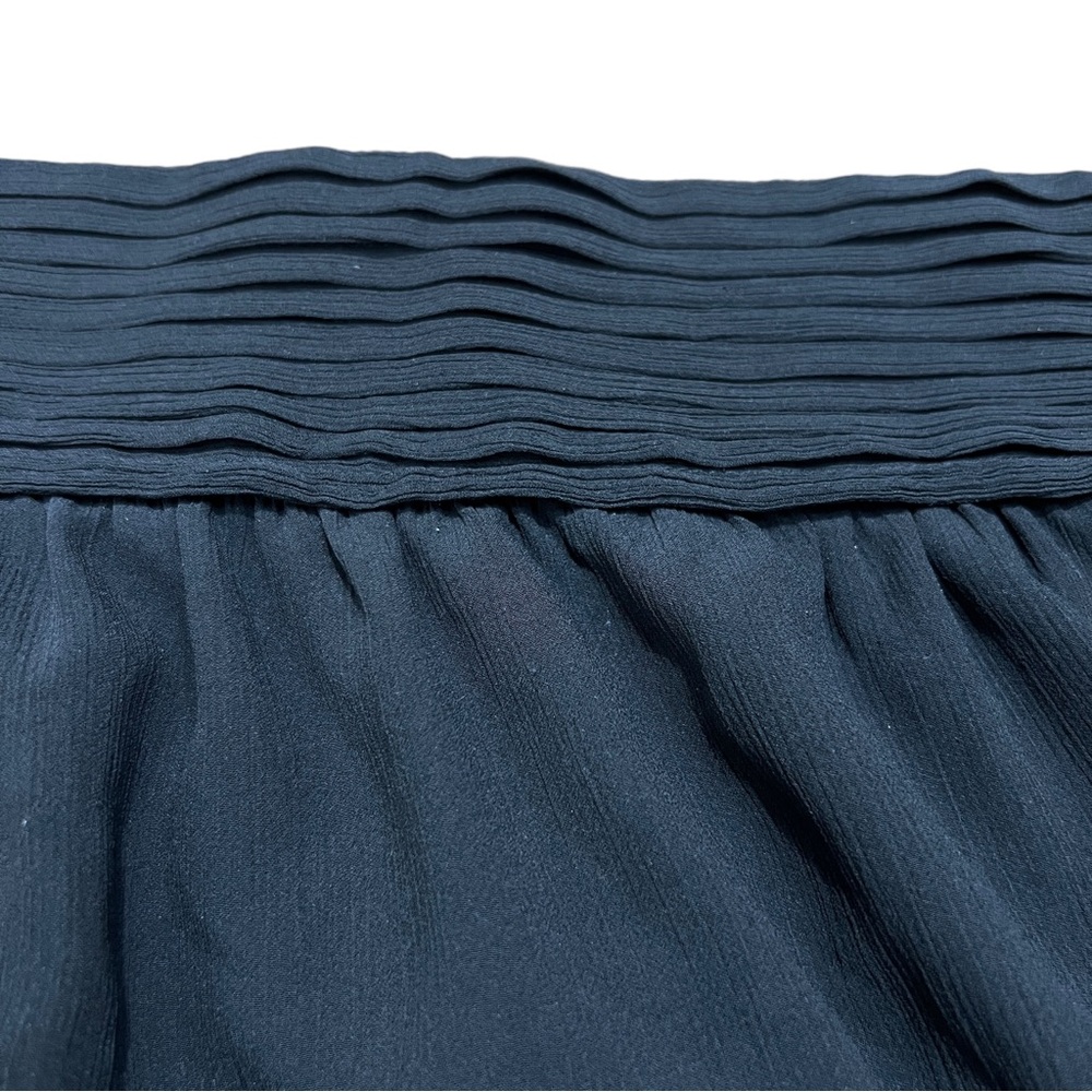 Ann Taylor LOFT Black Mini Skirt With Cumberbund Waist Size 4 - Picture 3 of 9